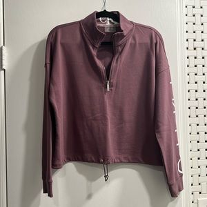 Calvin Klein women’s cropped pull over sweater
